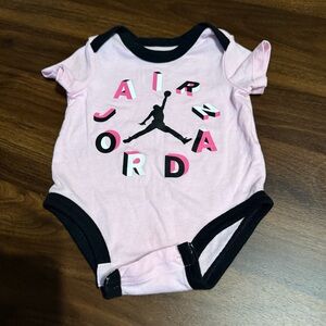 Baby girl Nike air Jordan onesie